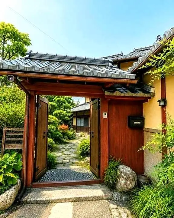 Nine-room 1960s farmhouse with an earthen kura near Lake Biwa