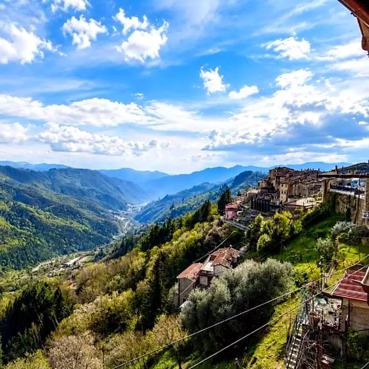 Historic hilltop home with medieval cellars, terraces and valley views