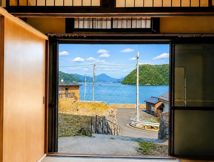 Traditional house with ocean views on the Kyoto coast