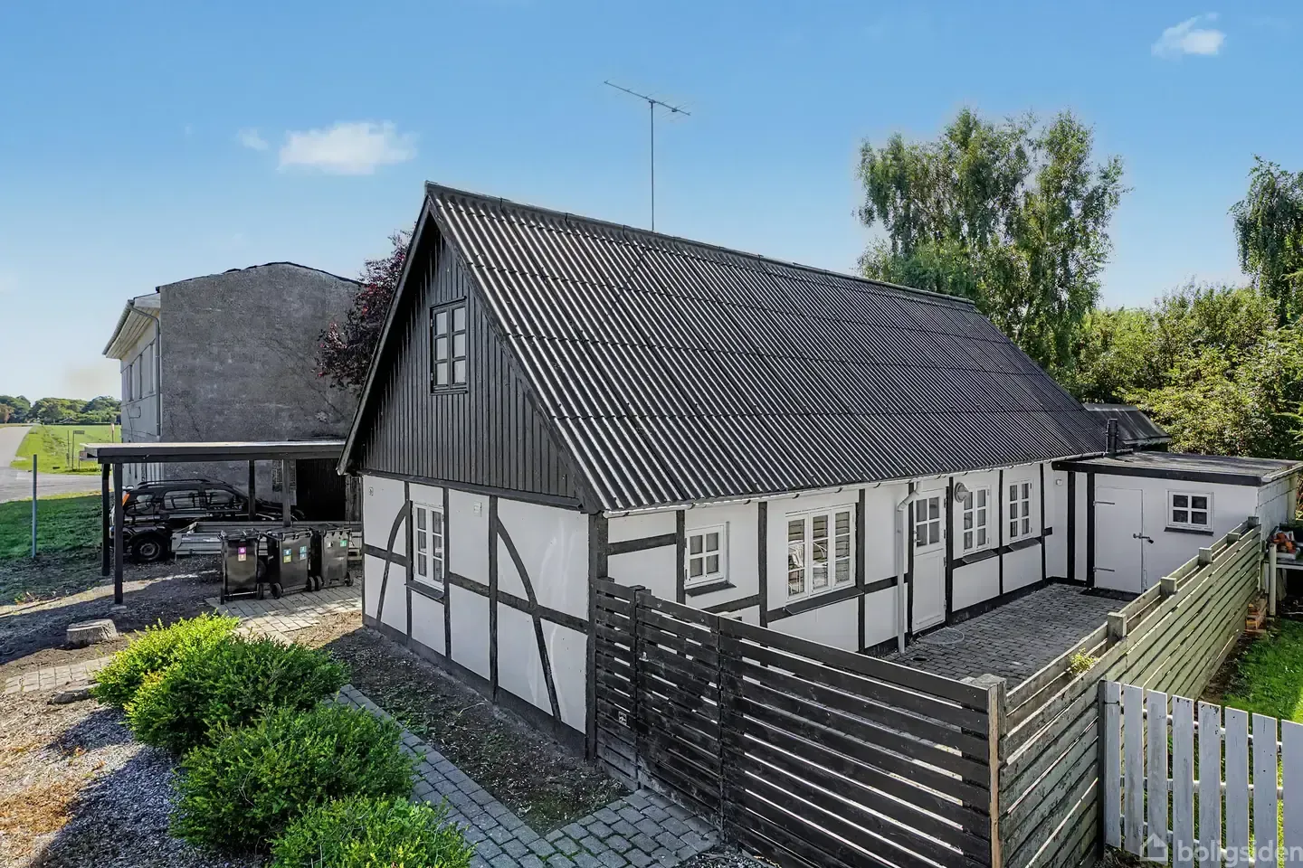 Renovated half-timbered villa in a Lolland village