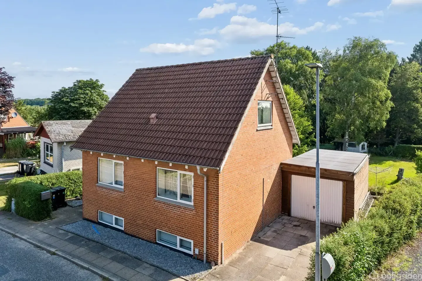 Neat modernised house backing onto green fields in Stoholm