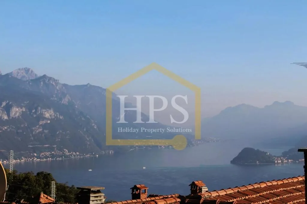 3-bedroom stone house with Lake Como views